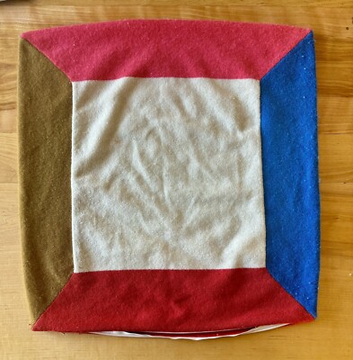 Jonathan Adler Perimeter Cashmere Knit Square Pillow 18 x 18