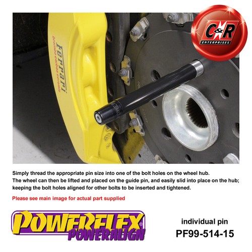 Powerflex Rueda Soporte Guía Pin para Porsche 986 Boxster (1997-2004) - Imagen 4 de 15