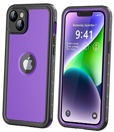 for iPhone 14 Waterproof Case with Built-in Screen iPhone 14 6.1