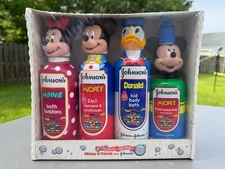 Johnson’s Disney Kids Bath Kit Mickey & Minnie Mouse, Donald Duck, Bubbles, Soap