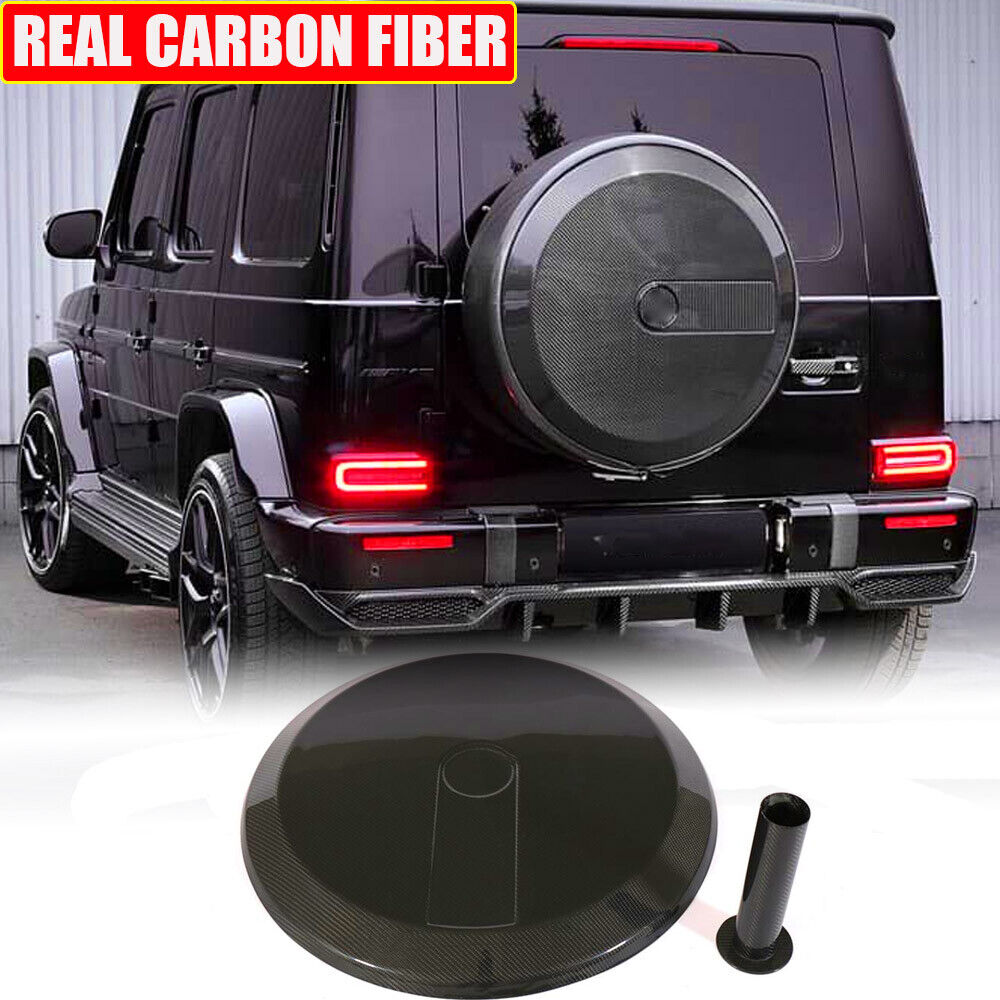 DRY CARBON Spare Wheel Tire Cover For Benz G-Class W463 G550 DRY CARBON Spare Wheel Tire Cover For Benz G-Class W463 G550