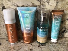 Bath Body Works At The Beach Mini Set Dry Shampoo Mist Hand Body Cream