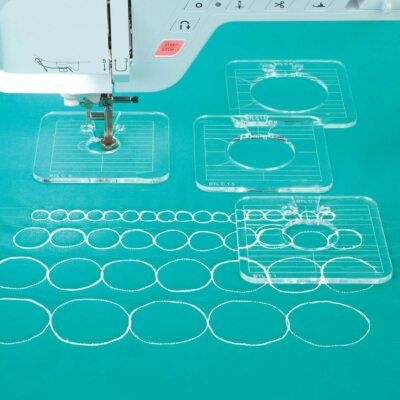 5 templates Expansion Pack #QR-BLC5 for low shank domestic sewing machine