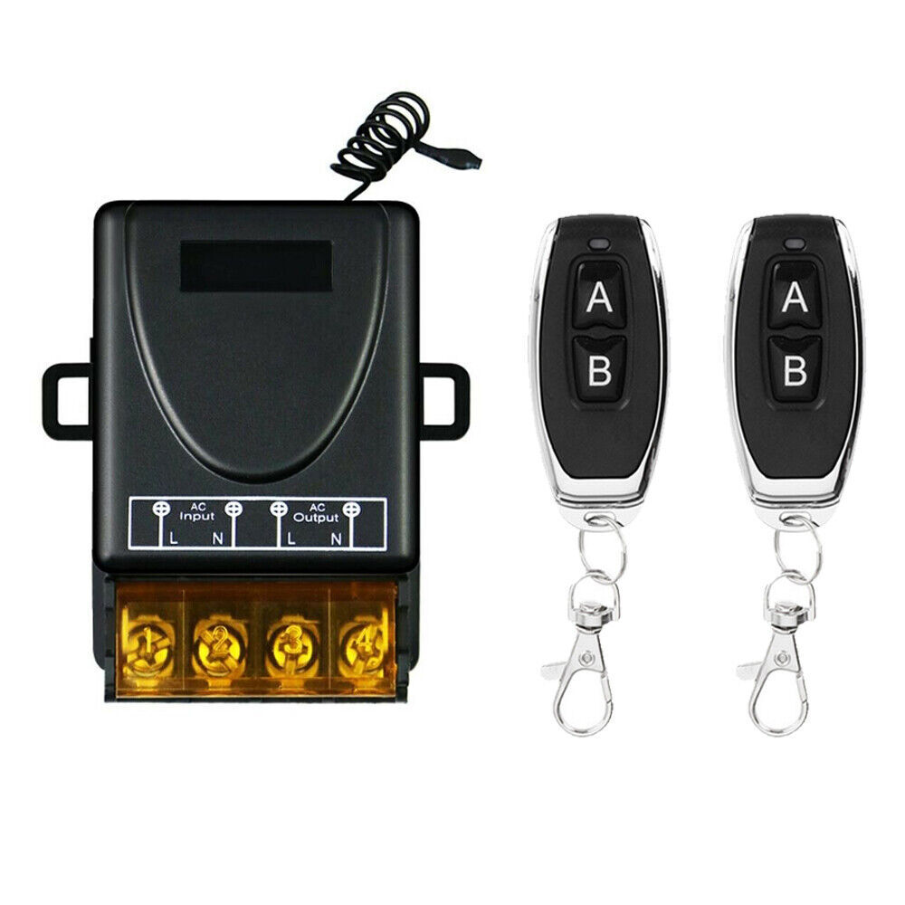 433MHz Relay Wireless Remote Control Switch Light ON OFF Switch ...