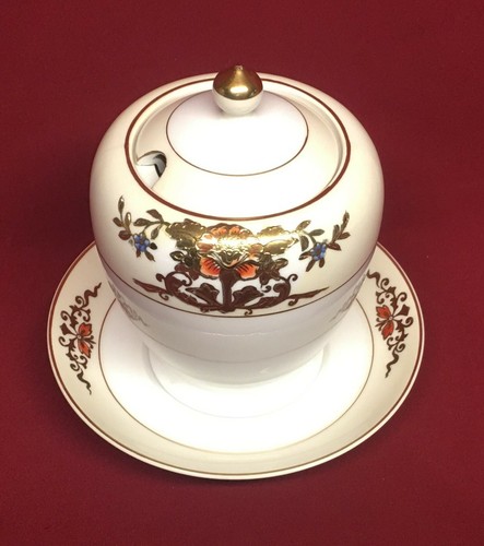 Noritake 42200 Jam/Jelly w/Lid & Under Plate - Picture 2 of 6