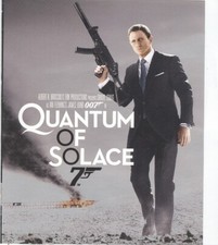 No Disc No Case ORIGINAL COVER ART 007 Quantum of Solace 2009 Blu-ray Cover