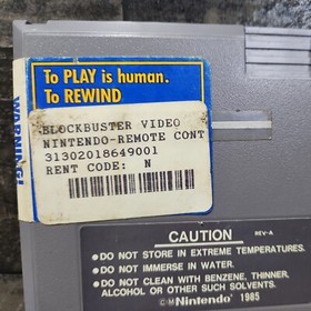 MTV Remote Control (NES, 1990) Original Nintendo Video Game Cartridge