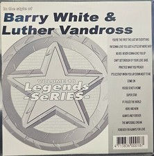 18 BARRY WHITE LUTHER VANDROSS LEGENDS KARAOKE CDG DISC LOT UK
