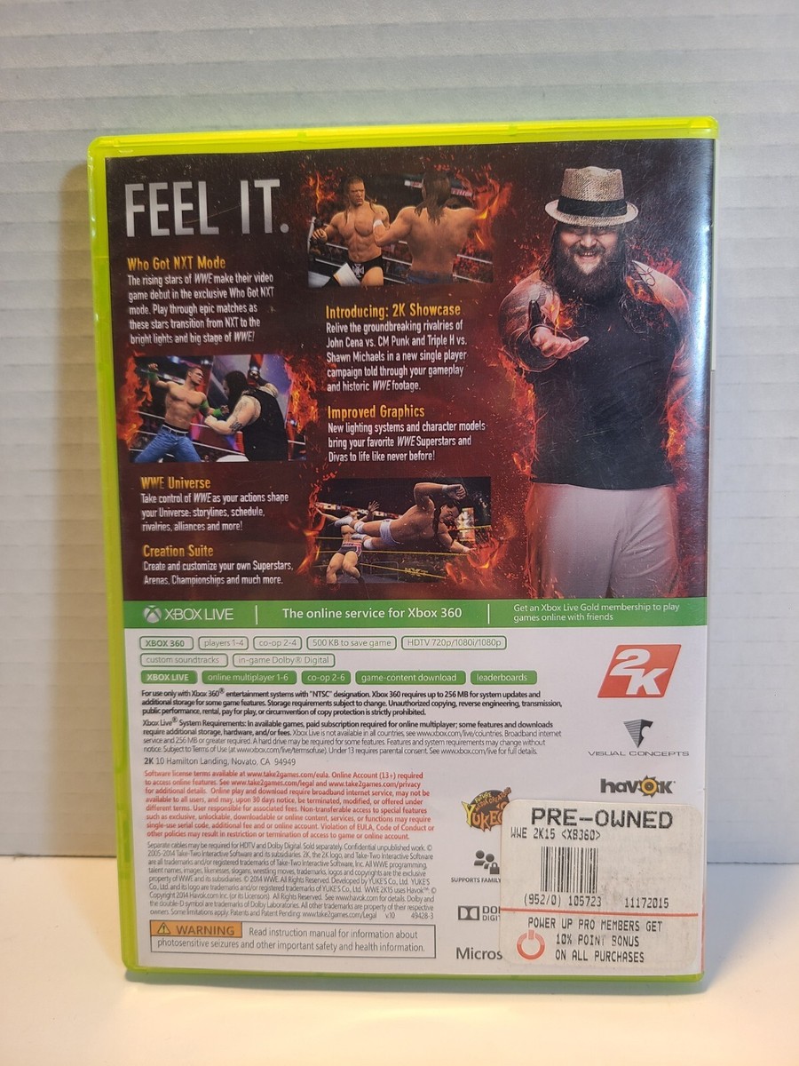 Xbox360 - XBOX ONE★WWE 2K15 海外版★新品未開封 WWE 2K15 (XBOX ONE) USED | eBay