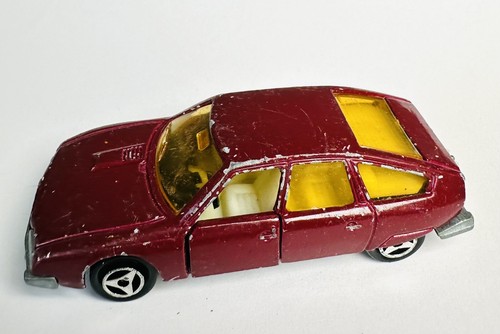 1970's MAJORETTE No 265 Citroen CX Made in France Vintage Maroon Burgandy - Picture 2 of 5