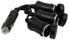 RoadPro RPPSP-211 3-Way 12V Power Supply Socket Splitter w/ LED Indicator 10 Amp