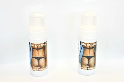 Go Bahamas Spray Tan Solution Instant Tan Fake Tan Mousse Tanning 100ml