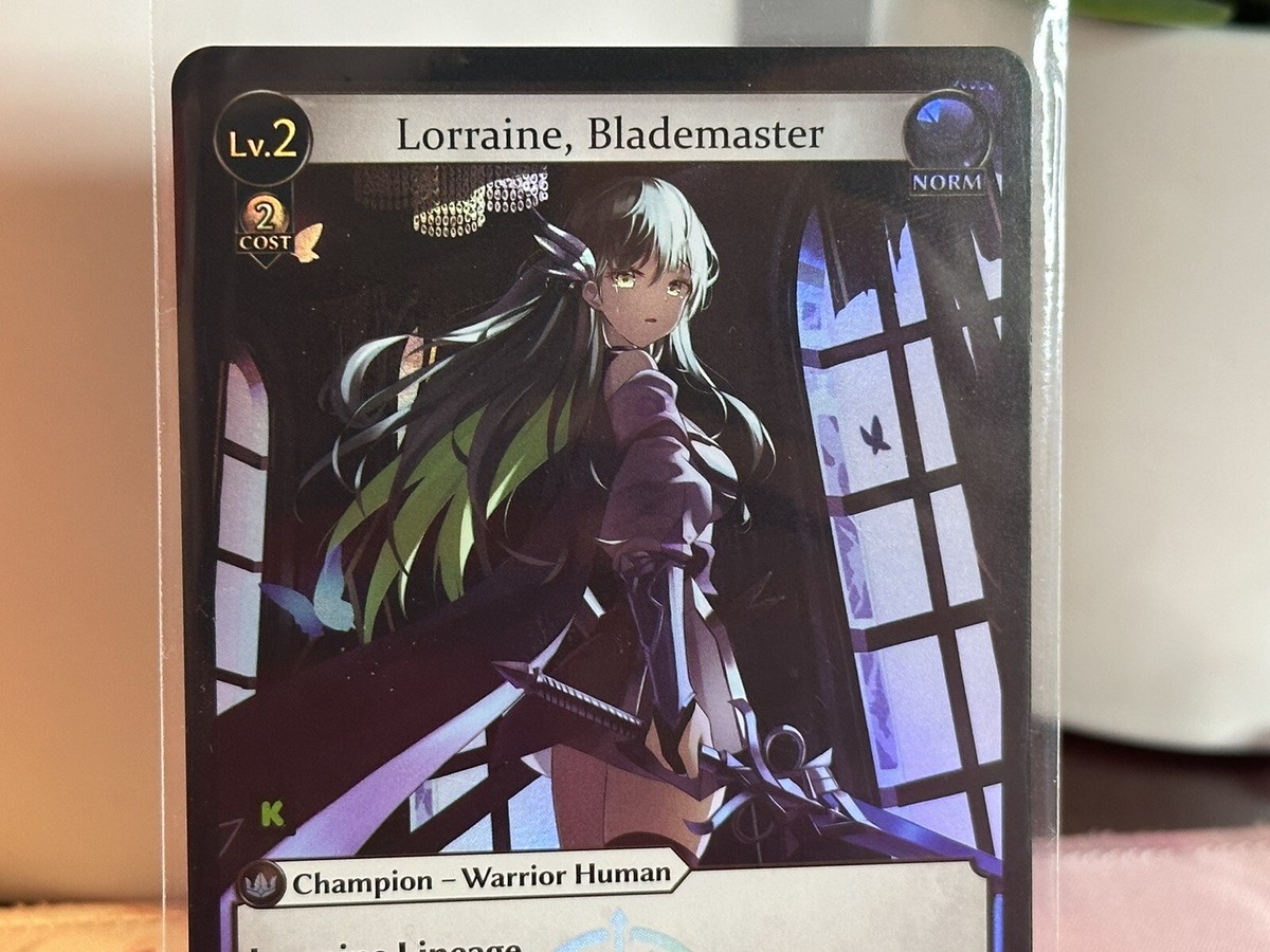 Grand Archive TCG Lorraine, Blademaster Kickstarter Foil