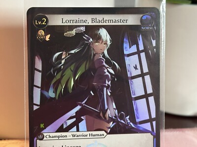 Grand Archive TCG Lorraine, Blademaster Kickstarter Foil Promo