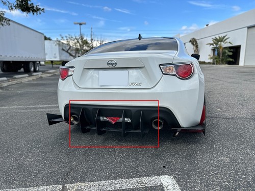 Spoiler difusor alerón con 4 aletas ajuste 13-20 FRS BRZ 86 - Imagen 3 de 9