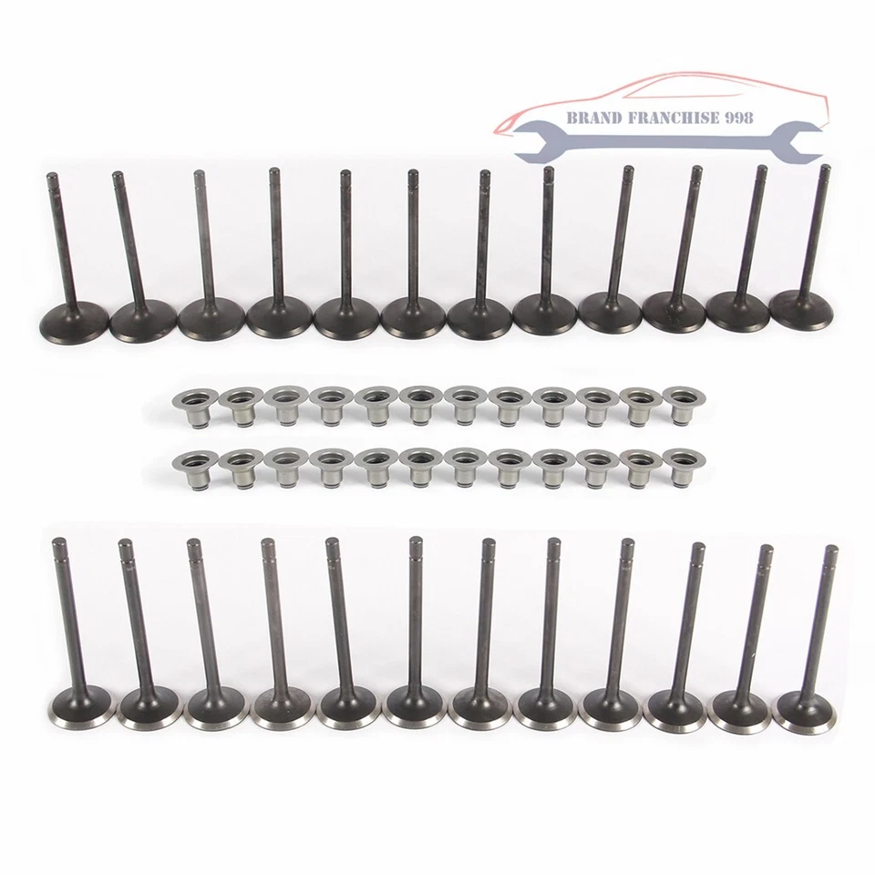 Kit de sellos de aceite de válvula y válvula de admisión y escape de 3,6 L aptos para Cadillac ATS CTS LFX Foto 3 de 4