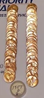 Roll Of 50 GEM BU 1957 -D  Lincoln Wheat Cents Penny MS  CHOICE UNCIRCULATED A1