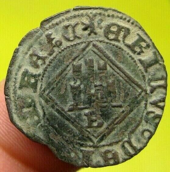 1454-1474 Spanish Medieval Coin Weekly update Blanca IV ENRIQUE Max 78% OFF Henry Kingdom