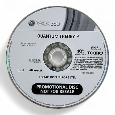 Microsoft Xbox 360 - Quantum Theory [Promo] nur CD
