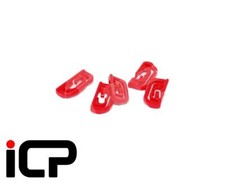 6 x Genuine Roof Moulding Clips Red For Mitsubishi Lancer Evo 4 5 6 TME RS GSR