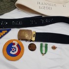Vintage US Military Estate Lot WW2/NAM 7th Army, 3rd Log, Boonie Hat, Dixie Cup — photo 3