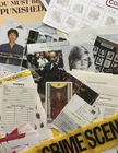 True Crime Bundle Lot 60+ CSI Junk Journal Original Pieces Book pages & more