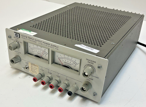 HP 6237B Triple Output Adjustable Power Supply +/-20v 0.5A & 18V 1A ...