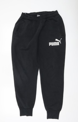 Puma Jogginghose Herren schwarz M Regular Fit Logo Sportswear