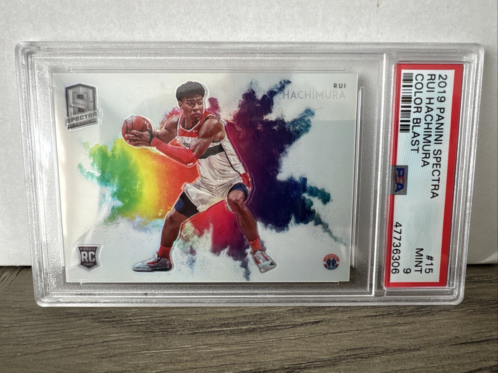 2019-20 Panini Spectra Rui Hachimura Color Blast SSP