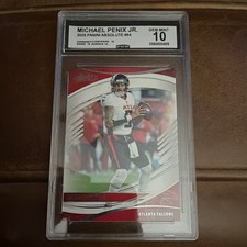 2025 Panini Absolute Michael Penix Jr. #84 Atlanta Falcons CCG 10 Football