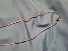 VTG 3D Golden Ribbed Heart Pendant w heart-framed Diamond-Like Stone Necklace — photo 6