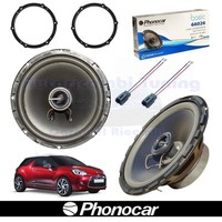 Phonocar 66026 Koaxial Lautsprecher 165Mm 60W 4Ω 2-Wege Schwarz FüR DS3