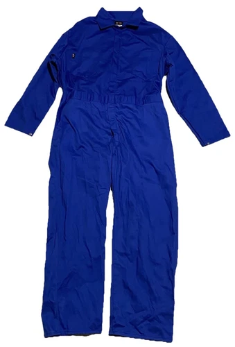 Saf-tech FR Coveralls HRC2 Mens 2XL Blue - product listing photo