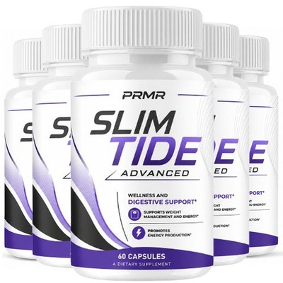 5 Pack Slim Tide Capsules Advanced Weight Management Support Metabolism SlimTide