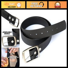 Durable Black Vegan Belt | Cruelty-Free & Eco-Friendly | USA-Made Guitar Straps