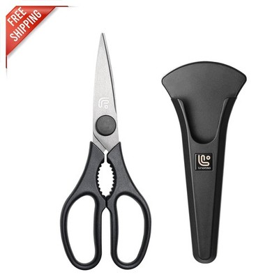Professional Quality Kitchen Scissors - Ergonomic, Easy Clean & Multi-Functional