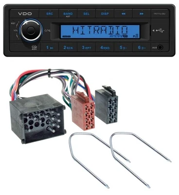 VDO AUX 1DIN MP3 USB Autoradio für BMW 3er E30 E36 87-00 5er E34 88-96 - Bild 1 von 4