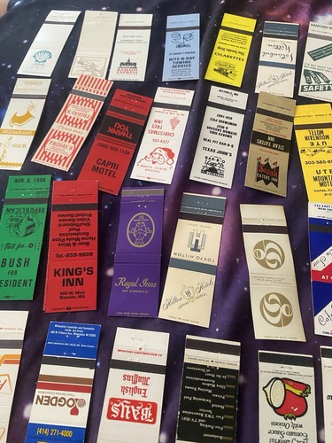 Lot Of 350 Matchcovers Matchbook Covers 20 Strike Misc US Locations Hotels Etc - Picture 4 of 24