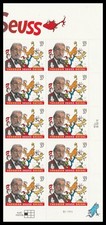 US 3835 Dr Theodor Seuss Geisel 37c plate block 10 LR MNH 2004