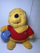 Vintage 1994 Mattel - Winnie The Pooh Bear Plush With Honey Pot 12  NWOT
