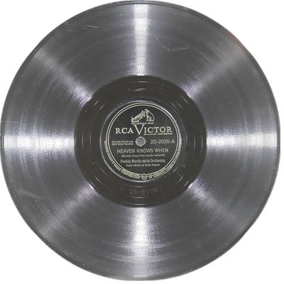 FREDDY MARTIN Heaven Knows When / Managua, Nicaragua RCA VICTOR 20