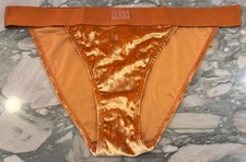 NEW Victoria Secret PINK Velvet Bikini Panty - Cinnamon Spice - XXL
