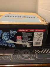 Roller Derby Ez Switch Blue Stripes Switch Combo Youth 9J-12J Brand New