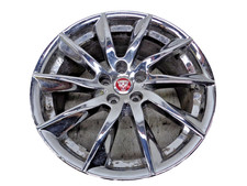2017 Jaguar XE Chrome Wheel Rim 8.5Jx18 BW831007AA OEM AK260884