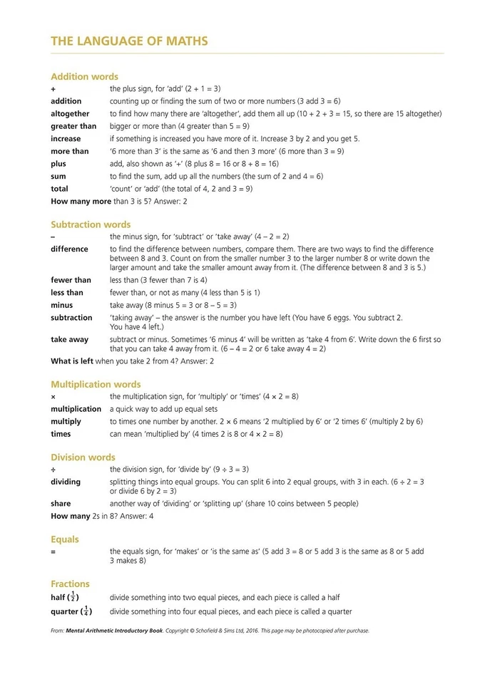 Mental Arithmetic Introductory Book: KS2 Maths, Years 2-3, Ages 6-8: 1 by T. R - Image 3 of 4