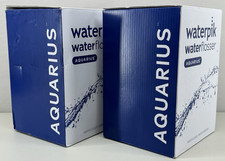 Waterpik Aquarius WP-660C Electric Water Flosser W/ 7 Tips BRAND NEW LOT OF 2