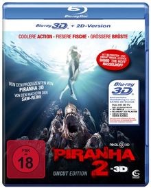 Piranha 2 (Uncut) (inkl. 2D Version) [Blu-ray 3D] vo... | DVD | Zustand sehr gut
