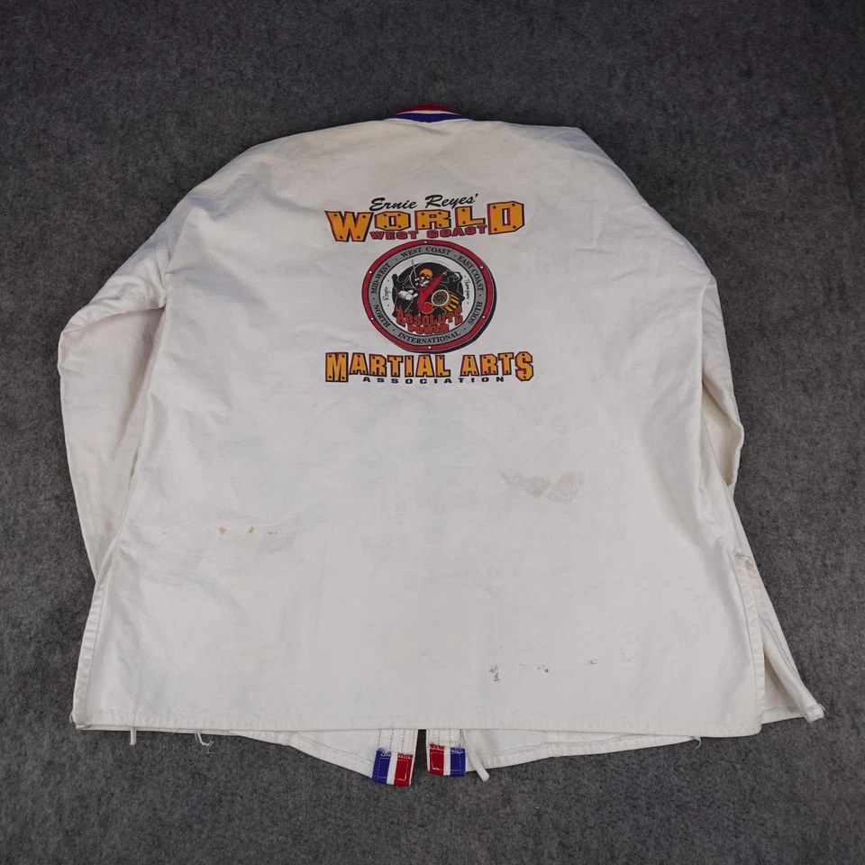 Vintage Martial Arts Gi Jacket Pants Size 7 Ernie Reyes Jr Patch Karate Uniform - Image 3 of 4