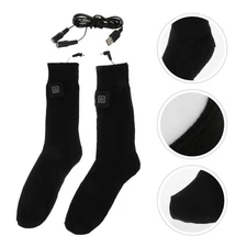 1 Pair Smart Heating Sock Fashionable Winter Stocking Warm Socks (No Battery)