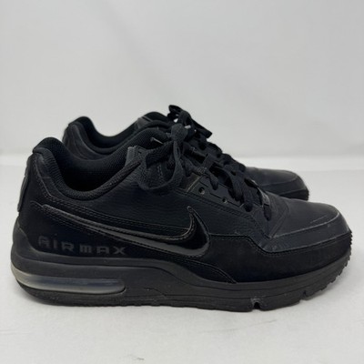 Nike Air Max LTD 3 Mens 10 Black Leather Sneakers 687977-020